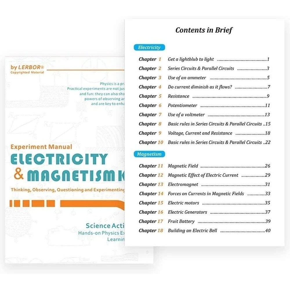 Electromagnetism Lab Kit Experiments Teenii Science Kit‎ Ages 8+ Homeschool - Picture 7 of 7